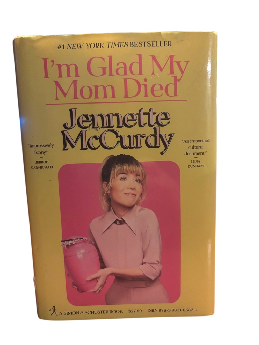 I’m Glad My Mom Died hardcover by Jennette McCurdy